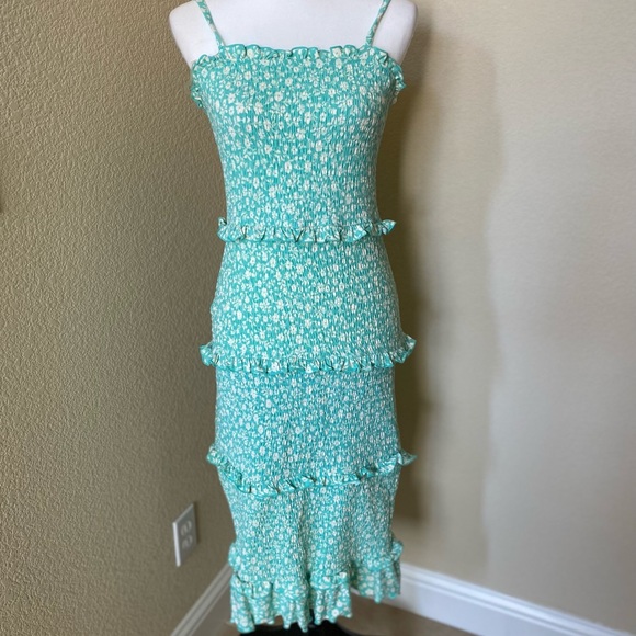 NWT No Boundaries Smocked Sun Dress - Picture 1 of 6